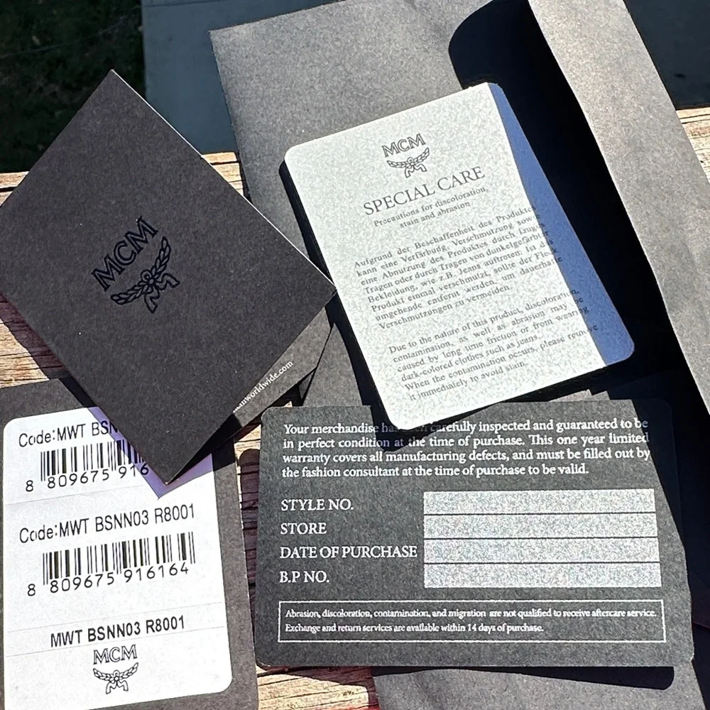 MCM Anna Large Red/Orange NWT Dome Crossbody Satchel COA Full Inclusion - Picture 8 of 12